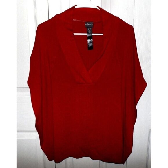 Chico's Sweaters - Chico's Travelers Collection S/M Red Knit Vest Layering Lagenlook